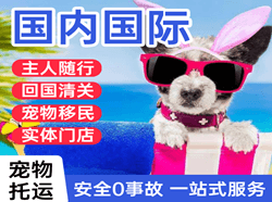 滨海航空空运国际宠物托运 【国